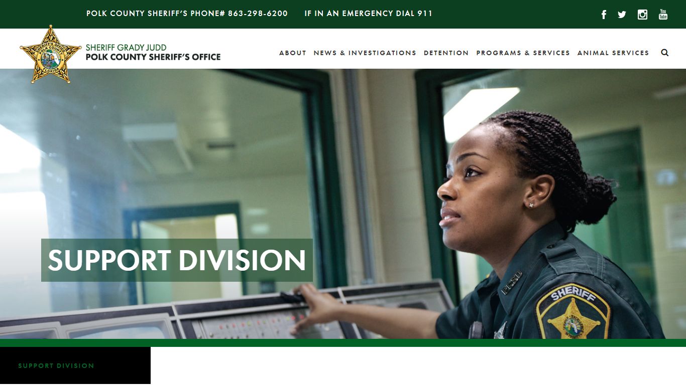 Support Division | Polk County Sheriff's Office - polksheriff.org